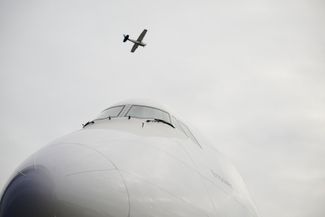 Последний Boeing 747 на заводе в Эверетте, штат Вашингтон. 31 января 2023 года