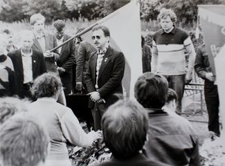 Похороны Петра Сиуды, май 1990 года