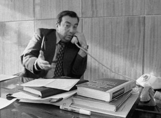 1979. Yevgeny Primakov as director of the Institute of Oriental Studies at the Academy of Sciences of the USSR.