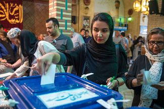 Президентские выборы в Иране. Тегеран, 19 мая 2017 года