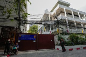 Центр содержания мигрантов в Бангкоке, где находятся задержанные музыканты «Би-2». 30 января 2024 года