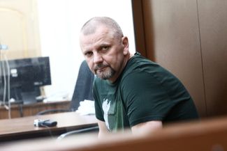 Nikolai Mistryukov in the Basmanny Court. Moscow. July 2020.