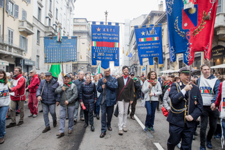 Парад в честь Дня освобождения от фашизма в Милане. 25 апреля 2019 года