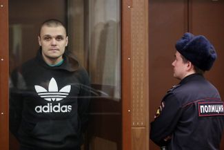 Фигурант «московского дела» Сергей Суровцев во время оглашения приговора в Тверском суде. 24 декабря 2019 года