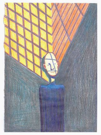 A portrait drawn by Anastasiya Mirontsava in prison
