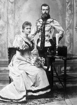 Николай II и Александра Федоровна (Алиса Гессен-Дармштадская), апрель 1894 года