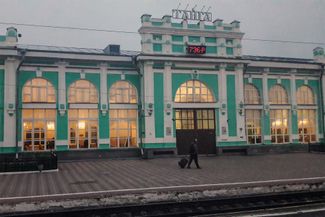Вокзал на станции Тайга