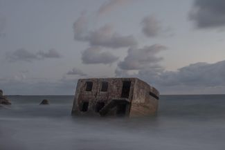 A piece of Battery No. 3. Liepāja Fortress, July 2024. 