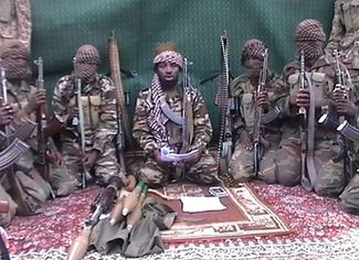 Скриншот видеообращения лидера нигерийской джихадистской группировки «Боко харам» Абубакара Шекау. 25 сентября 2013-го