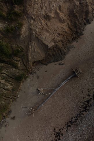 The cliffside in Jūrkalne. October 2024. 