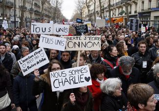 Tous unis — «Все вместе», Париж, 11 января 2015-го