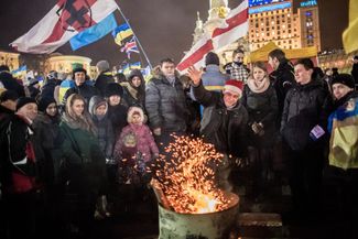 Акция на Майдане 28 ноября 2013 года