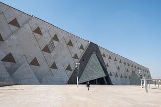 Большой египетский музей в Гизе. 30 ноября 2023 года