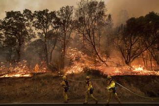 Лесные пожары в Калифорнии, 8 июля