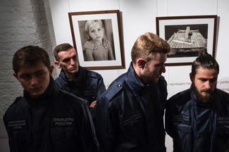 Активисты Оперативного молодежного отряда «Офицеров России» в Центре имени братьев Люмьер