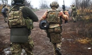 Смена позиции украинских военных, Донецкая область
