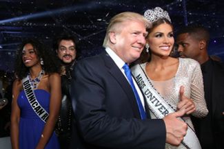 Мисс Вселенная — 2013 Габриела Ислер и Дональд Трамп в Москве, 2013 год