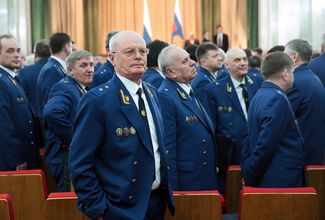 Участники расширенного заседания коллегии Генеральной прокуратуры. Москва, 23 марта 2016 года