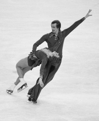 Выступление Людмилы Пахомовой и Александра Горшкова на Олимпийских играх в Инсбруке, 5 февраля 1976 года