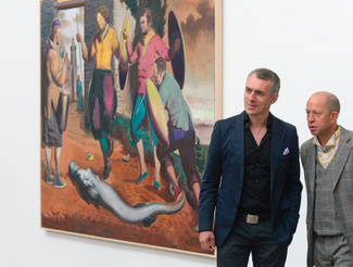 Нео Раух и Джуди Любке в галерее «Eigen + Art» в Лейпциге