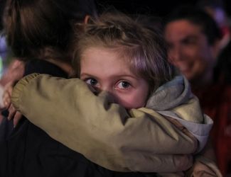 Четырехлетняя Алиса, пережившая осаду «Азовстали». Запорожье, 8 мая 2022 года