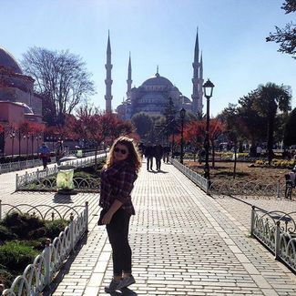 Зоя Ахметшина на отдыхе в Турции