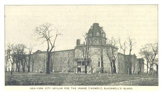 Женская психиатрическая лечебница на острове Блэкуэлл. Нью-Йорк, приблизительно 1893 год
