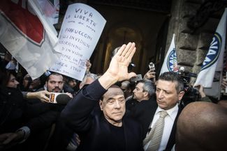 Сильвио Берлускони в Риме. Март 2015 года