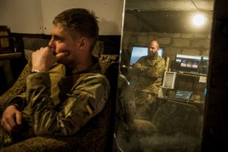 Штабное помещение подразделения ВСУ к западу от Кременной. 31 марта 2024 года