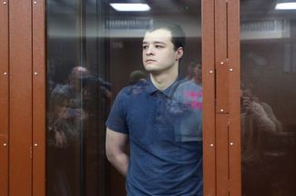 Никита Чирцов в суде. 6 декабря 2019 года