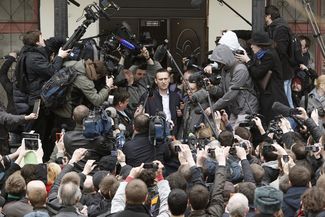 Алексей Навальный в Ленинском районном суде Кирова, 17 апреля 2013 года