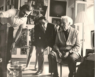 Георгий Костаки и Марк Шагал. 1973 год