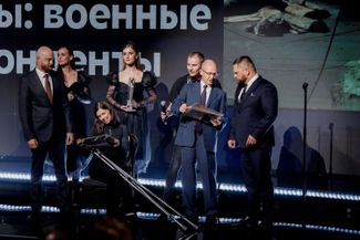 Сергей Кириенко на вручении Национальной премии интернет-контента пророссийским «военкорам». 2 июня 2022 года
