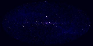 Карта всего неба, полученная по результатам двух обзоров телескопом ART-XC им. М. Н. Павлинского, обсерватория «Спектр-РГ», декабрь 2020 г.