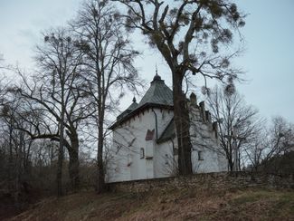 The abandoned Orthodox Church of St. Onuphrius. Posada Rybotycka, February 2024.