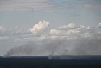 Дым над окрестностями Лимана