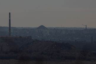 Вид на Авдеевку в начале марта 2023 года