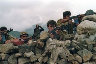 Армянские бойцы. Май 1992 года