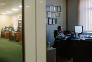 Иван Павлов в своем кабинете за работой. Санкт-Петербург, 29 ноября 2016 года
