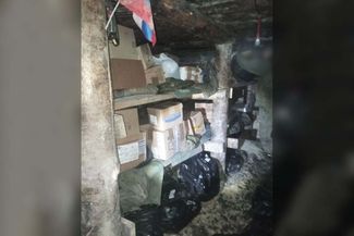 The inside of a conscripts’ dugout