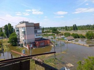 Flooding in Oleshky