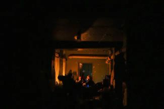 Mariupol residents in a bomb shelter. March 8, 2022.