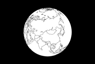 Вид на Землю со спутника «Молния» в точке апогея 
