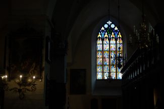 Hoffmann’s stained glass in Tallinn’s Church of the Holy Spirit