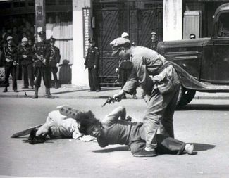 Убийство коммуниста в Шанхае членом организации, близкой к Гоминьдану. 1927 год