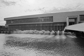 Здание библиотеки ИНИОН РАН. 1 февраля 1978 года