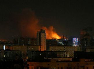 Shelling around Kyiv. Feburary 26, 2022. 