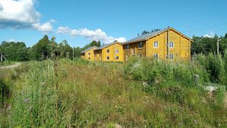 Новые дома в деревне Анашкино