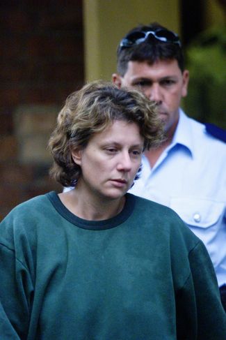 Кэтлин Фолбигг во время первого судебного процесса в марте 2004 года