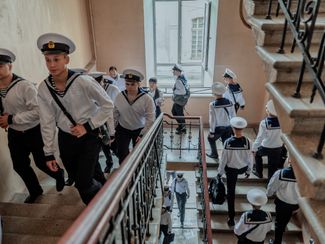Первое сентября в Одесском мореходном училище имени Александра Маринеско